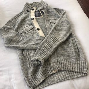 H&M heather grey cardigan sz S